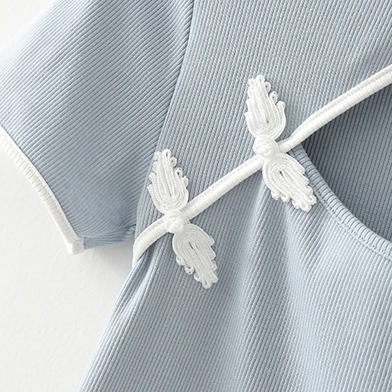 chinese style women solid sexy fashion short blouse 2020 female elegant cheongsam collar short sleeve knitted tops femme
chinese style women solid sexy fashion short blouse 2020 female elegant cheongsam collar short sleeve knitted tops femme