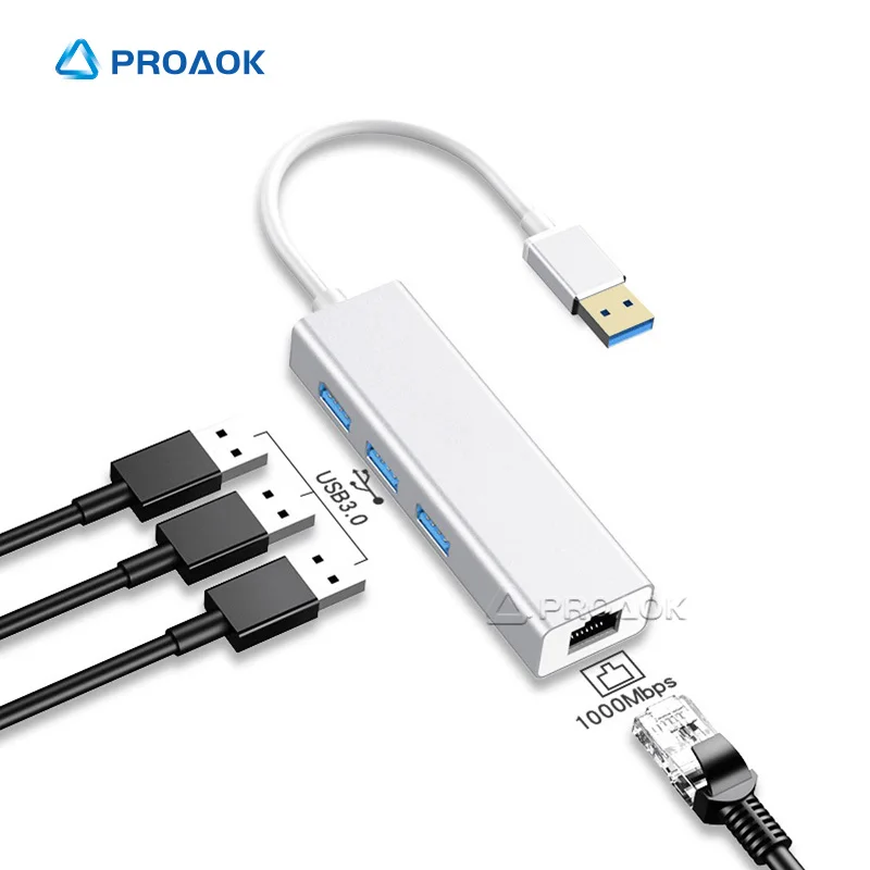 USB Hub Gigabit Ethernet Adapter 1000Mbps USB to RJ45 Lan Network Card with USB3.0 Ports For Macbook Laptop Computer Accessories 
USB Hub Gigabit Ethernet Adapter 1000Mbps USB to RJ45 Lan Network Card with USB3.0 Ports For Macbook Laptop Computer Accessories