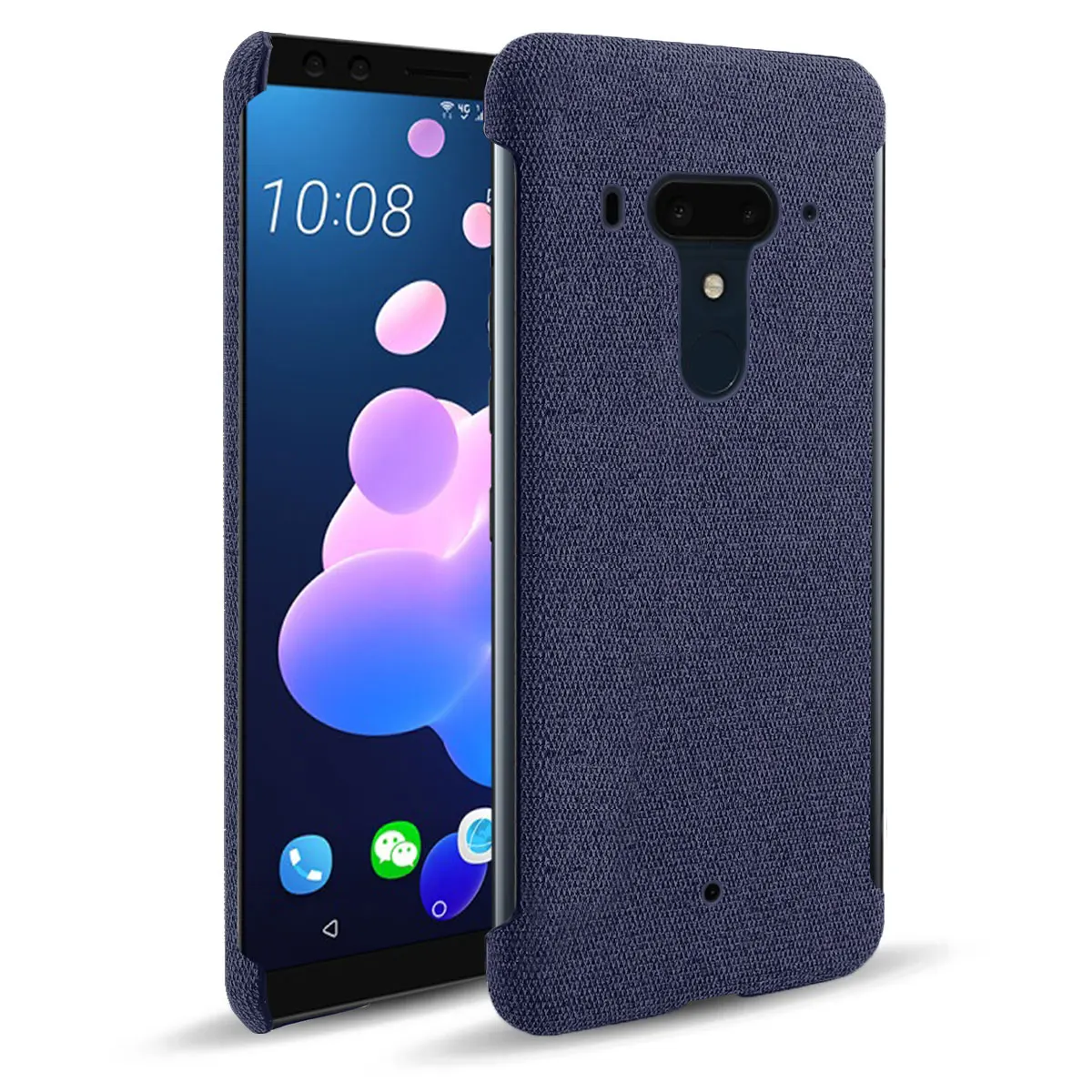 Чехлы для HTC U11 Plus U12 U11Plus U12Plus Тонкий ретро тканевый жесткий чехол телефона из