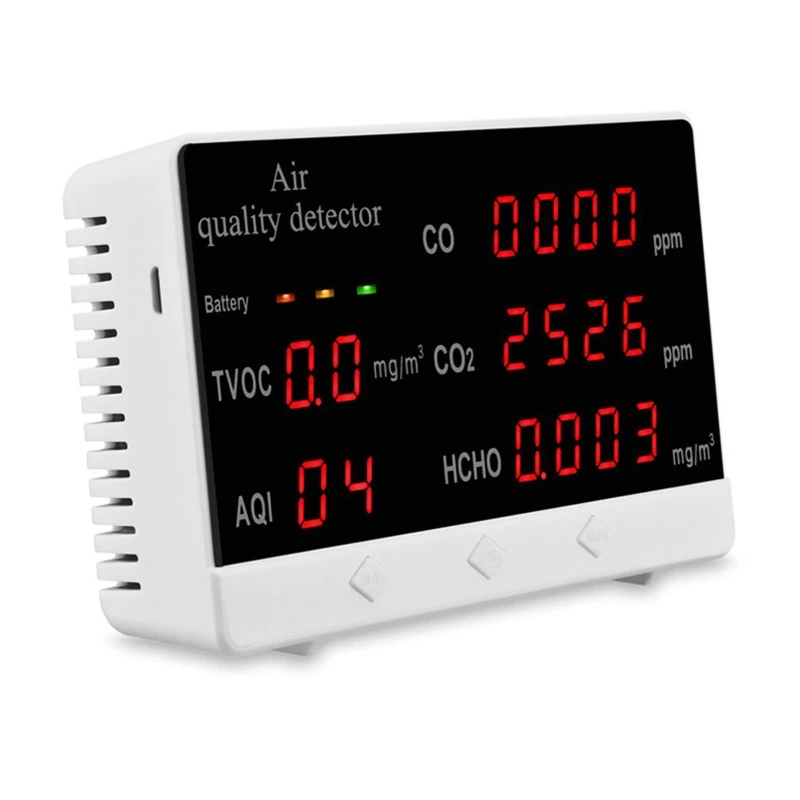 Air Quality Detector Formaldehyde TVOC AQI CO Real Time Data Accurate Monitor 23GB
Air Quality Detector Formaldehyde TVOC AQI CO Real Time Data Accurate Monitor 23GB