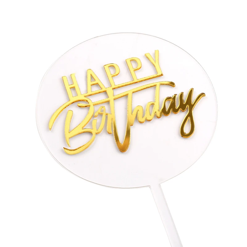 New Gold Happy Birthday Cake Topper Gold Foil Round Acrylic Cake Topper For Kids Birthday Party Cake Decorations Baby Shower
New Gold Happy Birthday Cake Topper Gold Foil Round Acrylic Cake Topper For Kids Birthday Party Cake Decorations Baby Shower