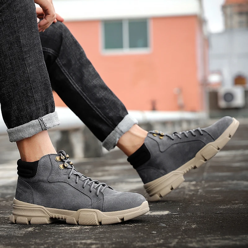Light Men's Shoes Men's Winter Footwear Men Shoes High Top Sneakers Boots Casual Scarpa Uomo Hightop Mens For Vintage
Light Men's Shoes Men's Winter Footwear Men Shoes High Top Sneakers Boots Casual Scarpa Uomo Hightop Mens For Vintage