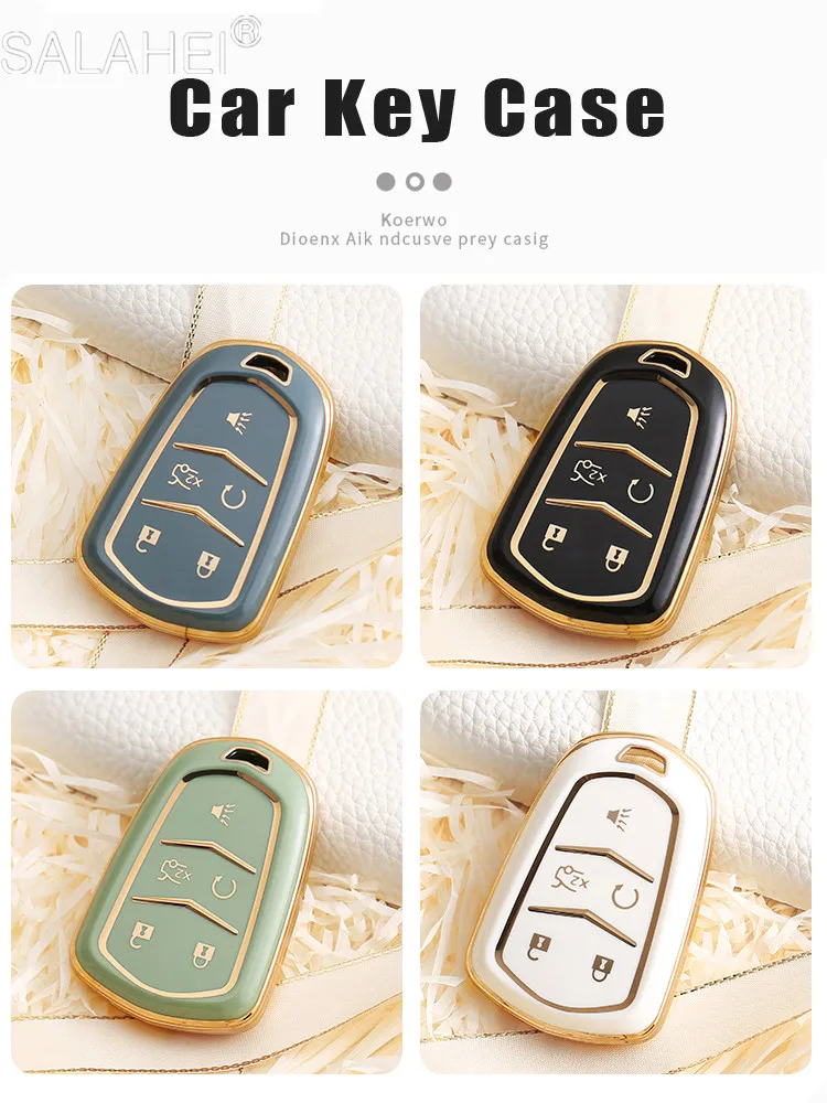 TPU Car Smart Remote Key Case Holder Full Cover Protector Shell For Cadillac ATS XTS XT5 XT4 CT6 XT6 Car Keychain Accessories
TPU Car Smart Remote Key Case Holder Full Cover Protector Shell For Cadillac ATS XTS XT5 XT4 CT6 XT6 Car Keychain Accessories