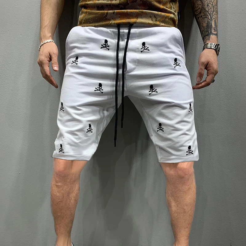 Harajuku Skull Printing Drawstring Shorts Men Sport Breathable Casual Shorts 2021 Summer Fashion Mens Fitness Shorts Streetwear
Harajuku Skull Printing Drawstring Shorts Men Sport Breathable Casual Shorts 2021 Summer Fashion Mens Fitness Shorts Streetwear