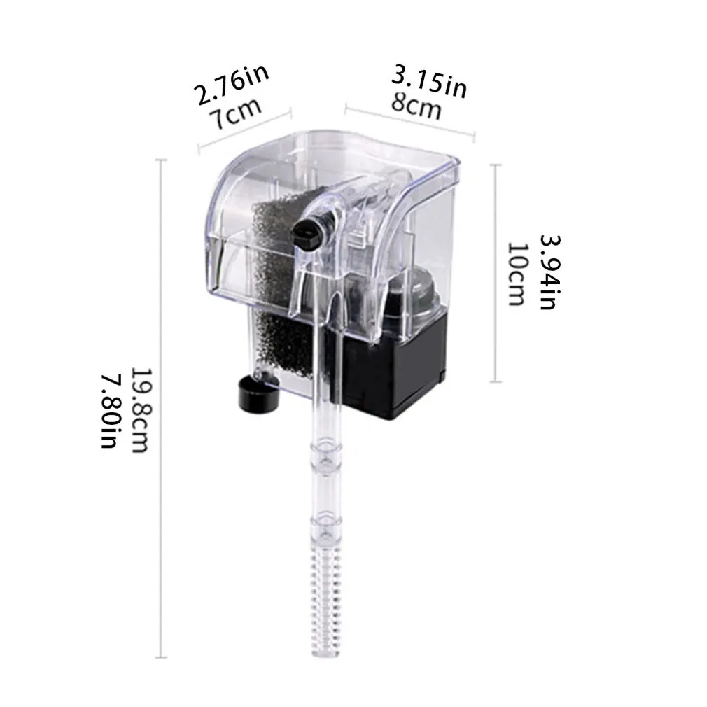 Aquarium filter waterfall filter aeration pump Aquarium wall-mounted mute filter plug-in small professional
Aquarium filter waterfall filter aeration pump Aquarium wall-mounted mute filter plug-in small professional