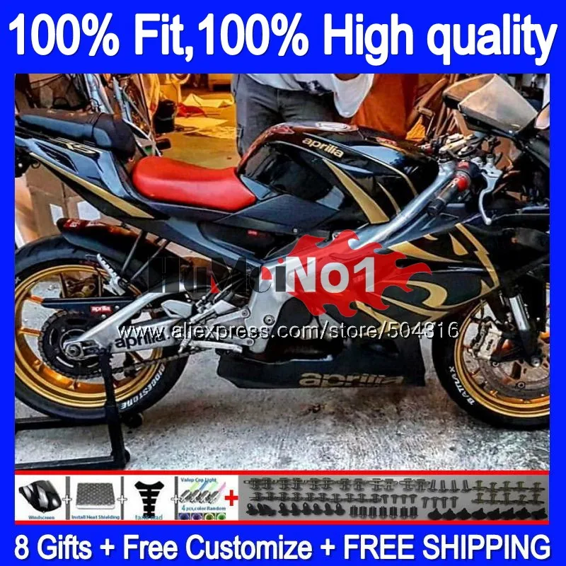 Injection For Aprilia RS-125 RSV125 R Gold black 34MC.130 RS 125 2006 2007 2008 2009 2010 2011 RS125 06 07 08 09 10 11 Fairing
Injection For Aprilia RS-125 RSV125 R Gold black 34MC.130 RS 125 2006 2007 2008 2009 2010 2011 RS125 06 07 08 09 10 11 Fairing