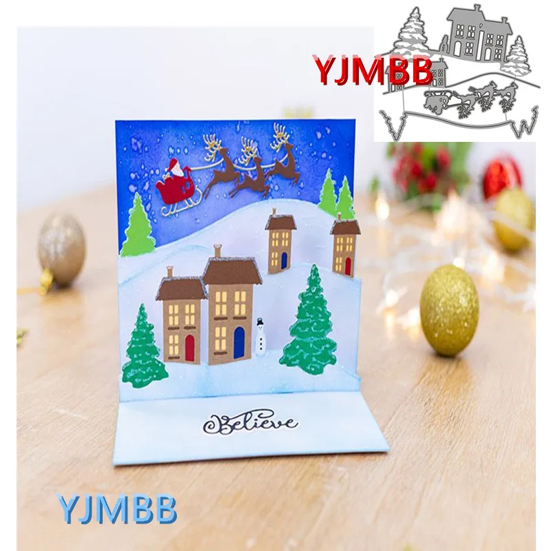 YJMBB Подарочная поздравительная открытка с изображением Санты кареты дерева #3 металлические пресс-формы для скрапбукинга альбома бумаги «с...
YJMBB Подарочная поздравительная открытка с изображением Санты кареты дерева #3 металлические пресс-формы для скрапбукинга альбома бумаги «с...