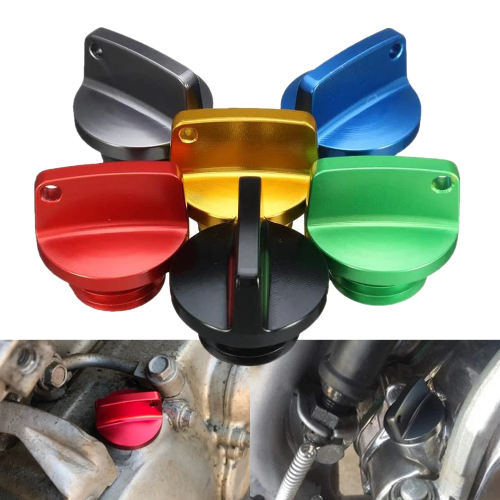 Motorcycle Oil Filler Cap CNC Aluminum Engine Oil Filler Plug for Honda CRF Yamaha YZ XSR900 Kawasaki Ninja Suzuki Ducati
Motorcycle Oil Filler Cap CNC Aluminum Engine Oil Filler Plug for Honda CRF Yamaha YZ XSR900 Kawasaki Ninja Suzuki Ducati