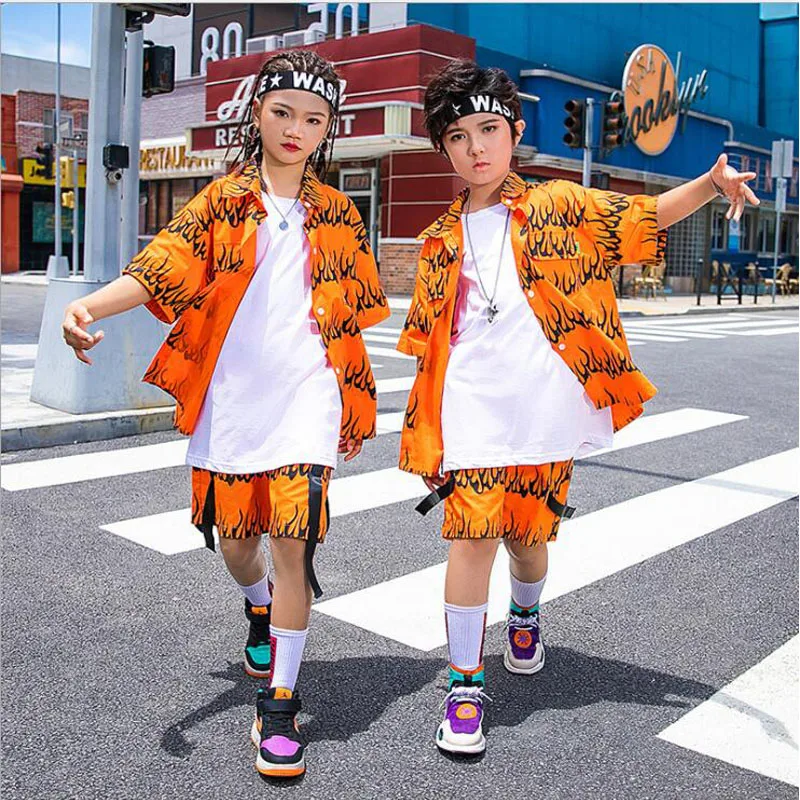 Kids Concert Outfits Hip Hop Clothing Print Shirt T Shirt Top Streetwear Summer Shorts for Girl Boy Dance Costume Clothes Set
Kids Concert Outfits Hip Hop Clothing Print Shirt T Shirt Top Streetwear Summer Shorts for Girl Boy Dance Costume Clothes Set