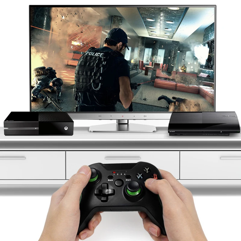 2.4G Wireless Game Controller Joystick For Xbox One Bluetooth Controller For PS3/Android Smart Phone Gamepad For Win PC 7/8/10
2.4G Wireless Game Controller Joystick For Xbox One Bluetooth Controller For PS3/Android Smart Phone Gamepad For Win PC 7/8/10