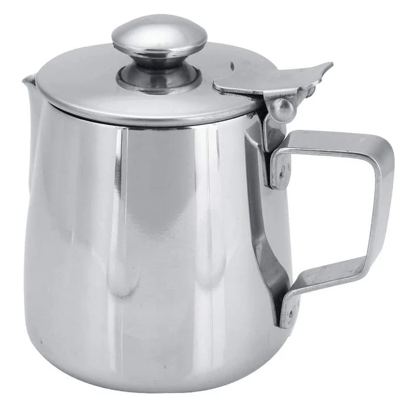 Frothing Cup, Frothing Pitcher Durable Milk Frothing Cup Stainless Steel Cup Stainless Steel Mug with Lid(1000ML) 
Frothing Cup, Frothing Pitcher Durable Milk Frothing Cup Stainless Steel Cup Stainless Steel Mug with Lid(1000ML)
