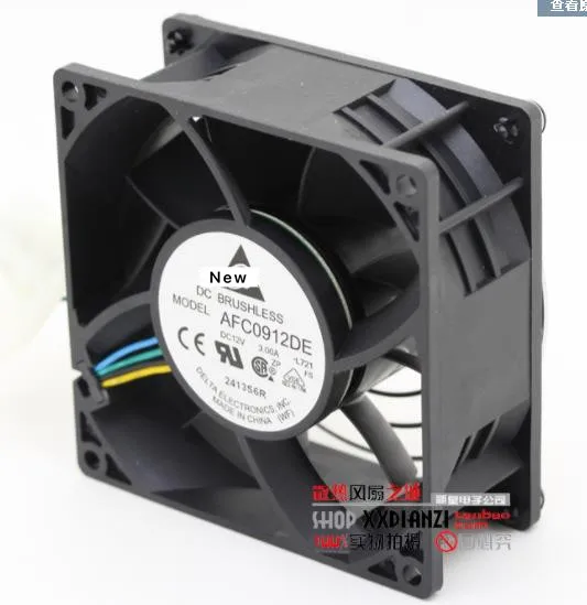 For Delta AFC0912DE L720 DC 12V 3.00A 4-wire 90X90X38mm Server Cooling Cooling Fan
For Delta AFC0912DE L720 DC 12V 3.00A 4-wire 90X90X38mm Server Cooling Cooling Fan