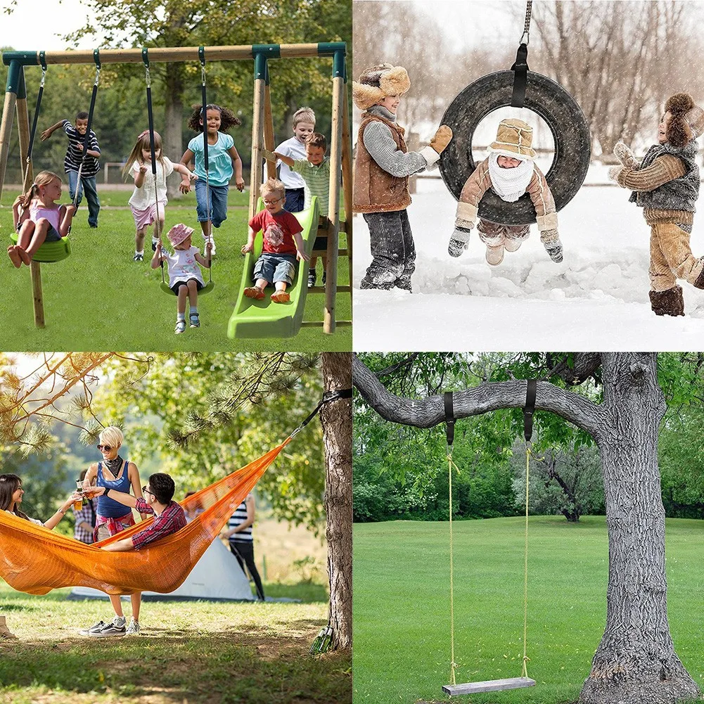 2Pcs Tree Swing Hanging Kit 1.5/3m Hammock Strap Rope With Carabiner 400KG Load Capacity Adjustable Outdoor Camping Hanging Belt
2Pcs Tree Swing Hanging Kit 1.5/3m Hammock Strap Rope With Carabiner 400KG Load Capacity Adjustable Outdoor Camping Hanging Belt