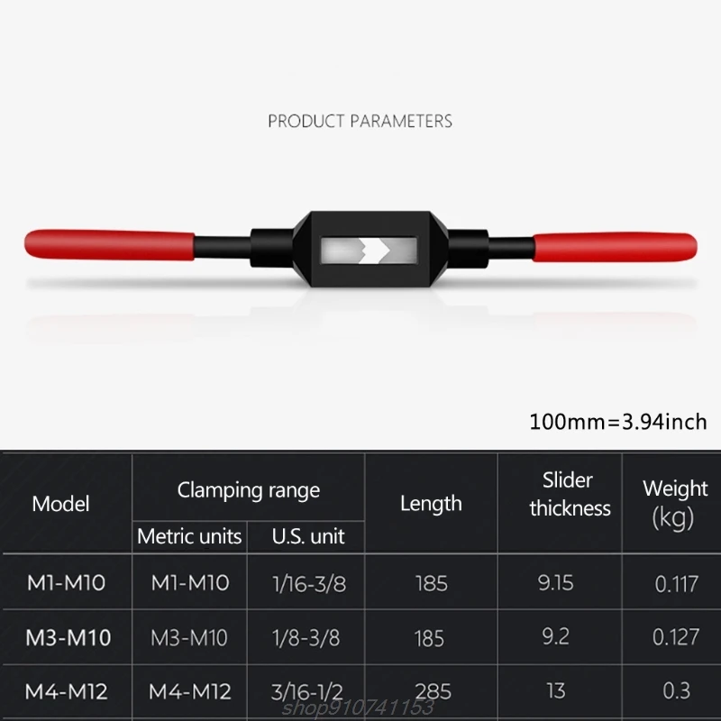Tap Wrench, Adjustable Size for Holding Taps, Drills, Reamers, Small Tools w/ Long Center Body, Rigid Hold MY21 21 Dropshipping
Tap Wrench, Adjustable Size for Holding Taps, Drills, Reamers, Small Tools w/ Long Center Body, Rigid Hold MY21 21 Dropshipping
