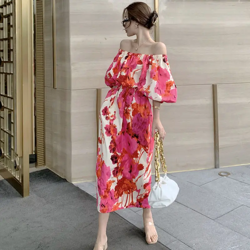 Bohemian Style Summer Women Casual High Waist Sexy Backless Beach Dress Vintage Slash Neck Dot A-line Maxi Dress Vestidos
Bohemian Style Summer Women Casual High Waist Sexy Backless Beach Dress Vintage Slash Neck Dot A-line Maxi Dress Vestidos