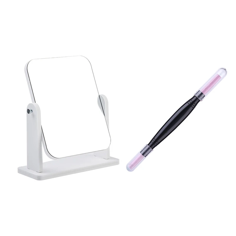 Quartz Scrubs Stone Cuticle Stick Pen With Spin Assembly Mirror Portable Makeup Mirror
Quartz Scrubs Stone Cuticle Stick Pen With Spin Assembly Mirror Portable Makeup Mirror