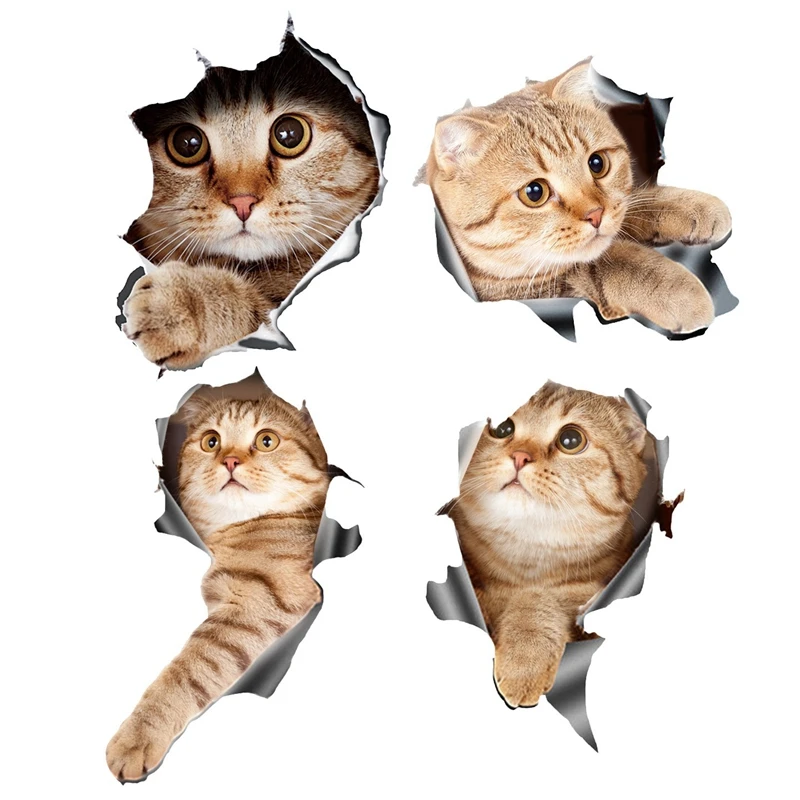 (4Pcs) 3D Cat Car Stickers Decal / Sticker for Window, Truck, Car, Laptop or iPad
(4Pcs) 3D Cat Car Stickers Decal / Sticker for Window, Truck, Car, Laptop or iPad