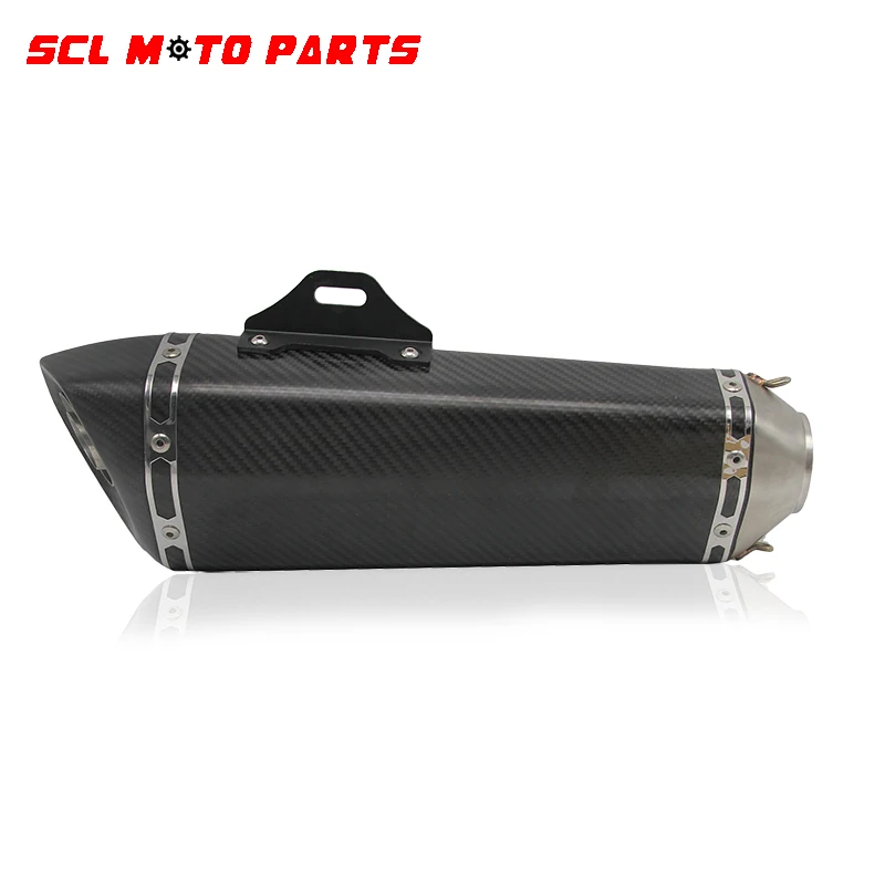 ALconstar-Motorcycle Universal Carbon Fiber AK Muffler With DB KILLER Exhaust Motorcycle For CBR1000 R6 Z750 Z800 ER6N TMAX530
ALconstar-Motorcycle Universal Carbon Fiber AK Muffler With DB KILLER Exhaust Motorcycle For CBR1000 R6 Z750 Z800 ER6N TMAX530