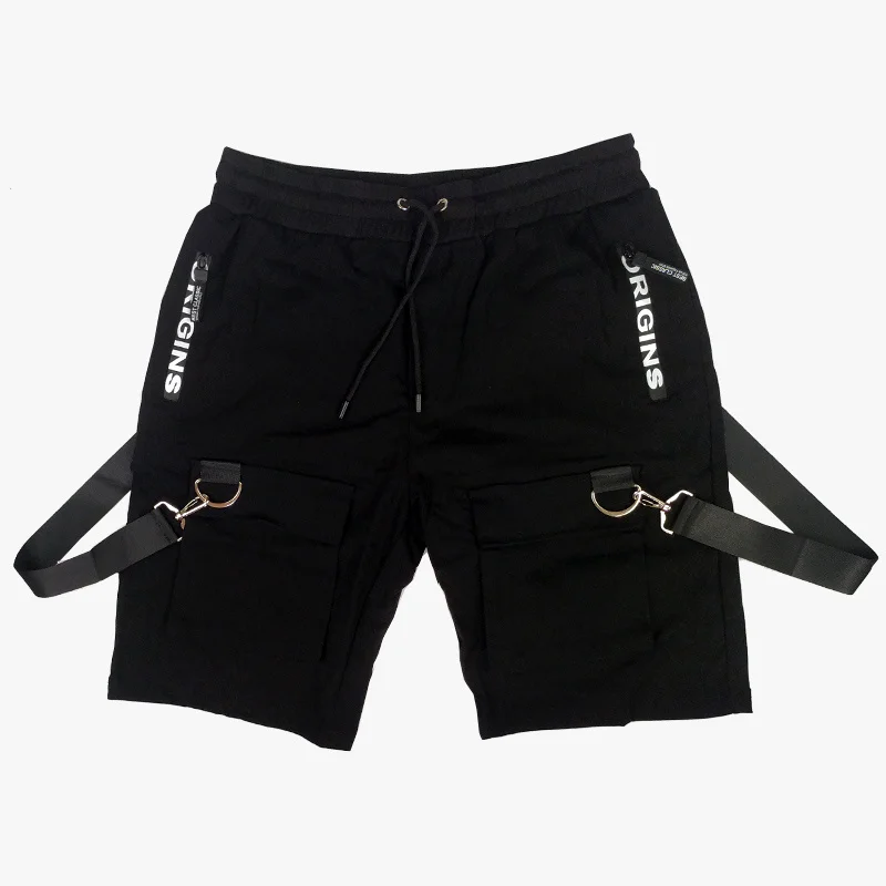 Hip Hop Summer Shorts Men 2020 Black Ribbons Streetwear Bermuda Man Shorts Multi-pocket Punk Casual Knee Length Short Pants Men
Hip Hop Summer Shorts Men 2020 Black Ribbons Streetwear Bermuda Man Shorts Multi-pocket Punk Casual Knee Length Short Pants Men