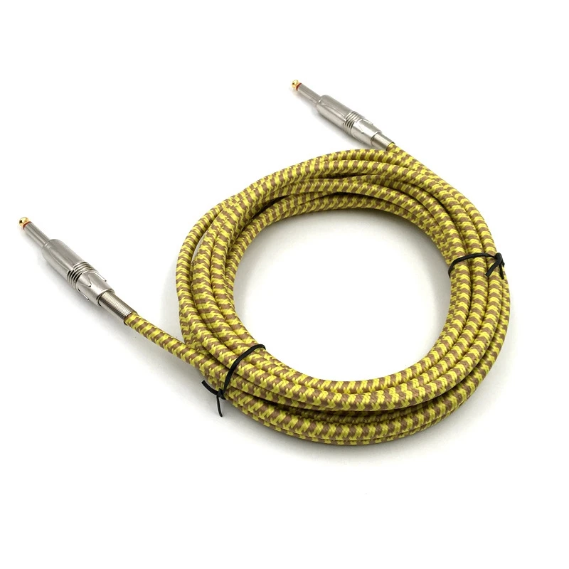 Guitar Cable Audio Male To Male Cable Wire Braided Straight Plug, Used For Electric Acoustic Guitar Or Other Categories
Guitar Cable Audio Male To Male Cable Wire Braided Straight Plug, Used For Electric Acoustic Guitar Or Other Categories