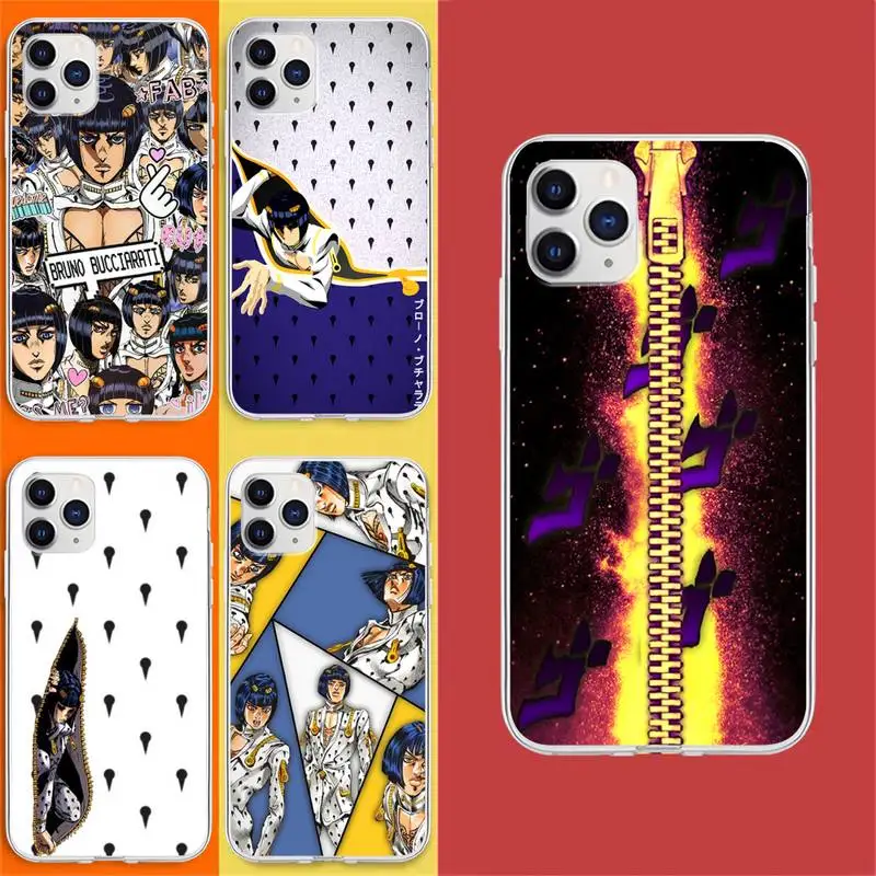 Bruno Bucciarati JoJo Bizarre Phone Case For Iphone 5 SE 2020 6 6s 7 8 plus X Xr XS 11 12 Mini Pro Max Fundas Cover
Bruno Bucciarati JoJo Bizarre Phone Case For Iphone 5 SE 2020 6 6s 7 8 plus X Xr XS 11 12 Mini Pro Max Fundas Cover