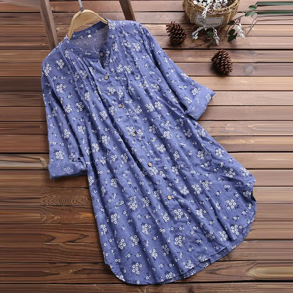Stylish Women Plus Size 5XL Women's V-Neck Pleated Floral Print Long Sleeve Casual Tops Shirt Kimono Mujer 2019 haut femme A4 
Stylish Women Plus Size 5XL Women's V-Neck Pleated Floral Print Long Sleeve Casual Tops Shirt Kimono Mujer 2019 haut femme A4