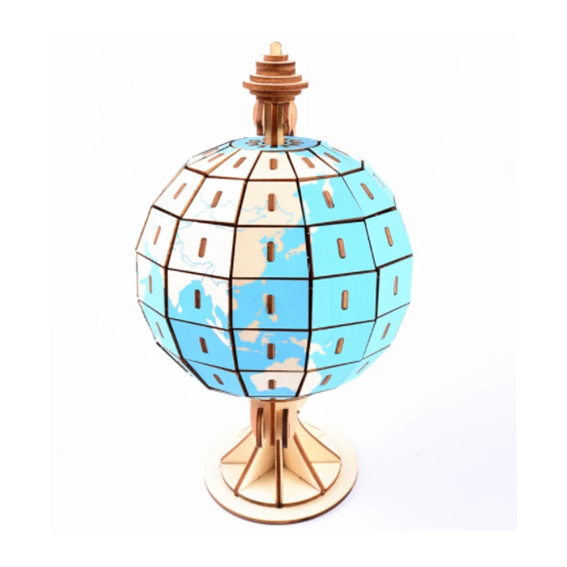 DIY Model toys 3D Wooden Puzzle-Rotating globe Wooden Kits Puzzle Game Assembling Toys Gift for Kids Adult P23
DIY Model toys 3D Wooden Puzzle-Rotating globe Wooden Kits Puzzle Game Assembling Toys Gift for Kids Adult P23