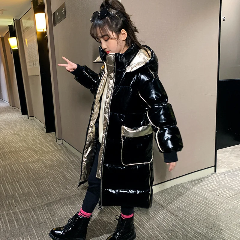 4-12 Years Old Kids Girls Winter Coat Waterproof Breathable Glossy Outwear Jackets Snow Wear Big Pocket Hooded Children Parkas
4-12 Years Old Kids Girls Winter Coat Waterproof Breathable Glossy Outwear Jackets Snow Wear Big Pocket Hooded Children Parkas