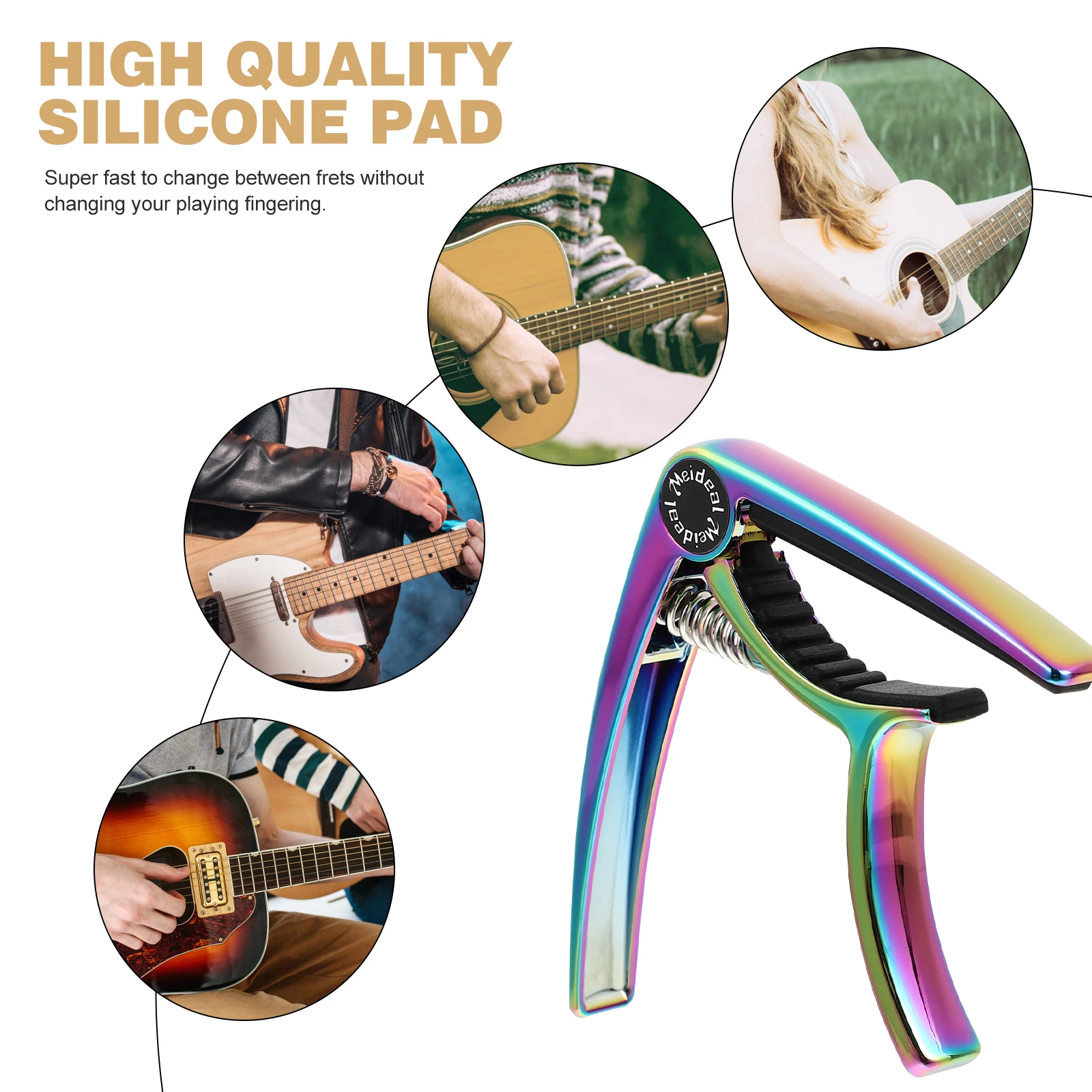1pc Guitar Capo Acoustic Durable Portable Guitar Capo Folk Guitar Tuner Guitar Transposition Clip Ukulele Capo
1pc Guitar Capo Acoustic Durable Portable Guitar Capo Folk Guitar Tuner Guitar Transposition Clip Ukulele Capo