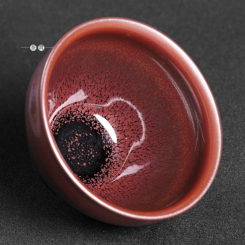 Jianzhan Hot Tea Bowl Japanese Style Dia.12cm x 7cm Large Matcha Bowl with Excellent Tenmoku Glaze
Jianzhan Hot Tea Bowl Japanese Style Dia.12cm x 7cm Large Matcha Bowl with Excellent Tenmoku Glaze