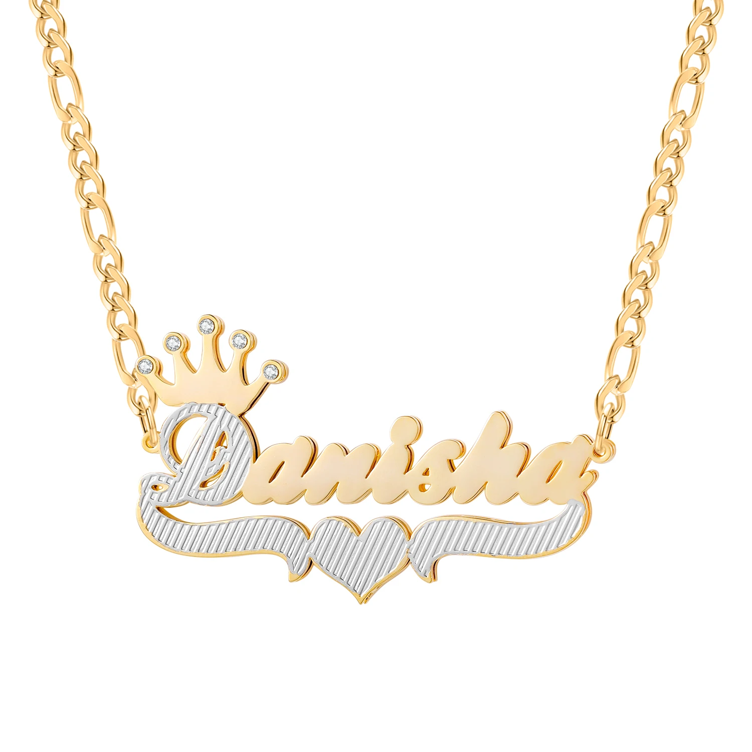 3D Double Layer Gold Plated Custom Double 3D Name Necklace Gold Plated Chocker Piercing Carving Pendants Jewelry For Women Gift
3D Double Layer Gold Plated Custom Double 3D Name Necklace Gold Plated Chocker Piercing Carving Pendants Jewelry For Women Gift