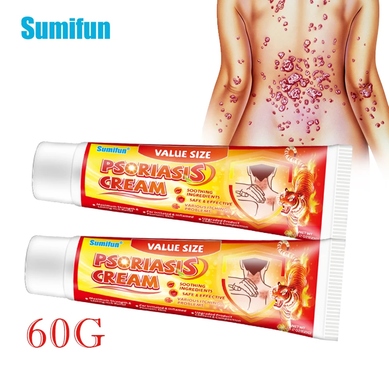 60 г Sumifun тигровый бальзам для псориаза, антибактериальный антизуд, травяная мазь для лечения дерматит экзема, пластырь
60 г Sumifun тигровый бальзам для псориаза, антибактериальный антизуд, травяная мазь для лечения дерматит экзема, пластырь