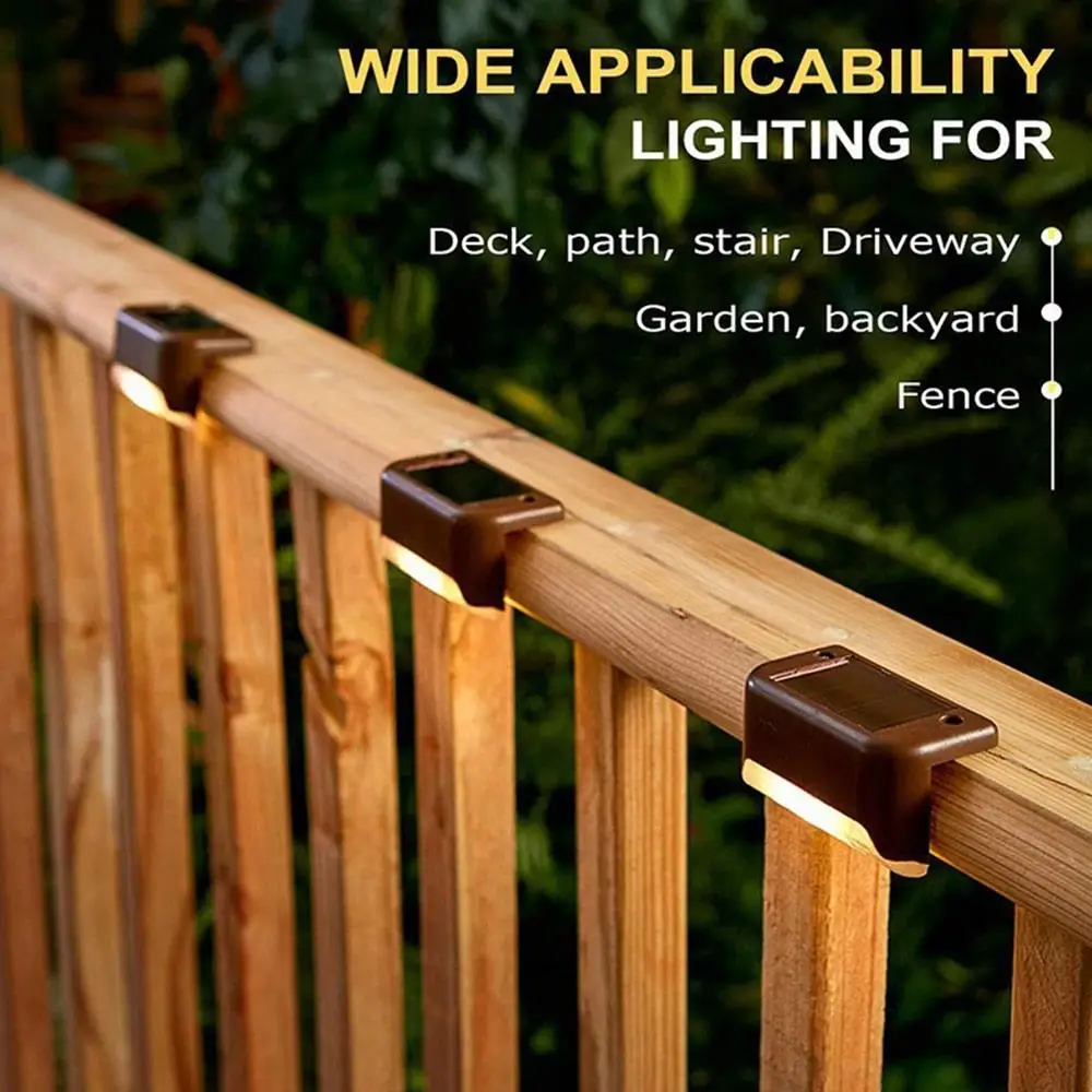 Solar Eco-Friendly Durable Deck Lights LED Wall Light Outdoor lighting Ground Stairs Lamp Building Light Garden Walkway Lights
Solar Eco-Friendly Durable Deck Lights LED Wall Light Outdoor lighting Ground Stairs Lamp Building Light Garden Walkway Lights