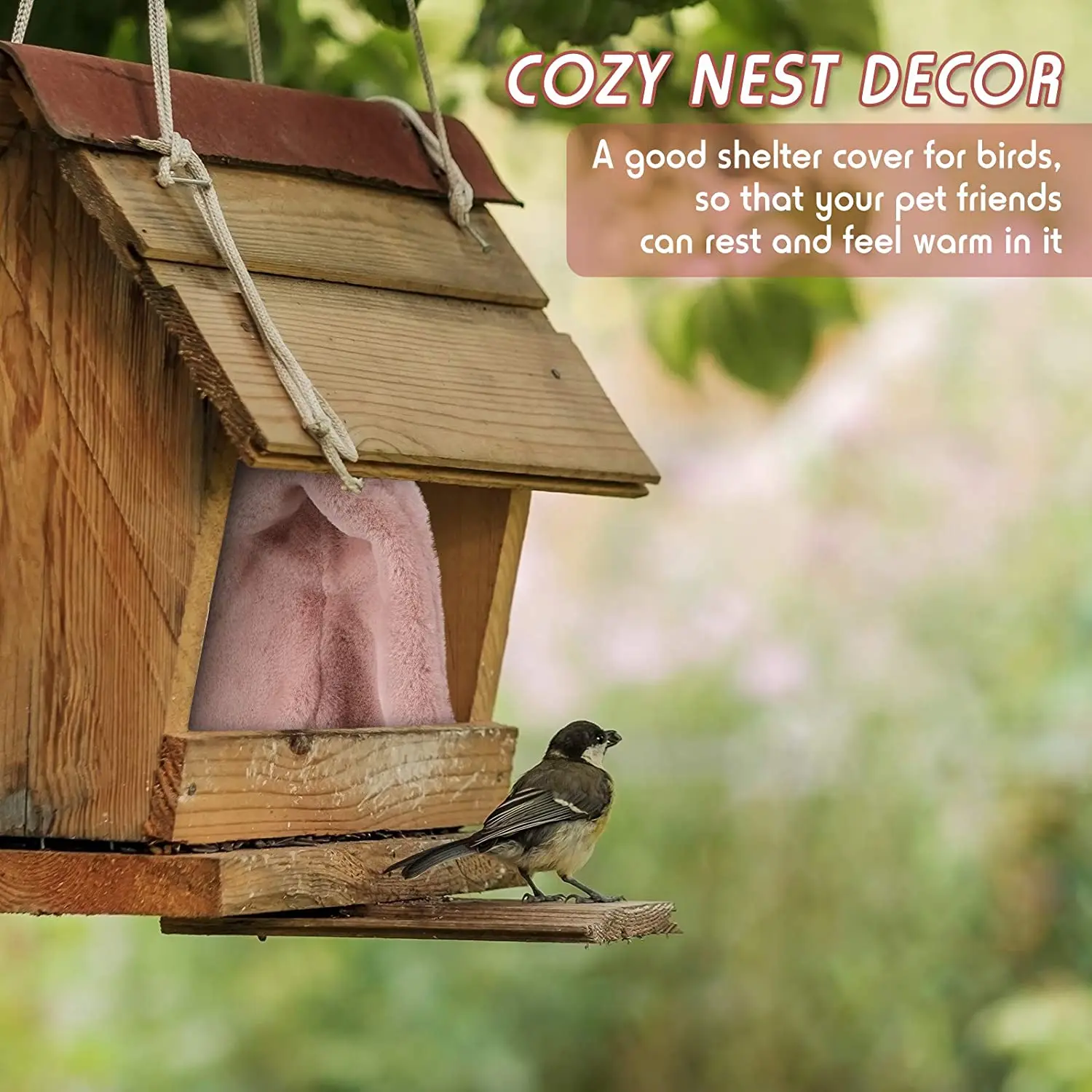 Pieces Cozy Corner Fleece Bird Blanket Parrot Cage Snuggle Hut Warm Bird Nest Hanging Hammock Toy Plush Bedding for Parakeet 
Pieces Cozy Corner Fleece Bird Blanket Parrot Cage Snuggle Hut Warm Bird Nest Hanging Hammock Toy Plush Bedding for Parakeet
