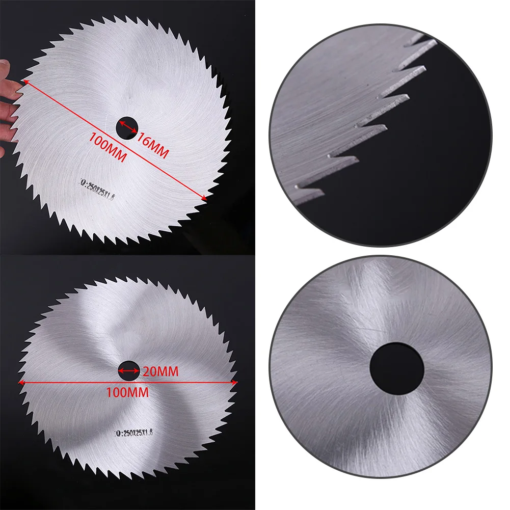 4 Inch Steel Circular Saw Blade 100mm Bore Diameter 16/20mm Wheel Cutting Disc For Woodworking Rotary Tool Accessories
4 Inch Steel Circular Saw Blade 100mm Bore Diameter 16/20mm Wheel Cutting Disc For Woodworking Rotary Tool Accessories