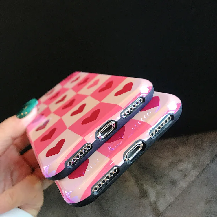 Japan and South Korea Girl Powder Love Mobile Phone Shell Phone Case for iPhone Xs, iPhone Xs Max, Case
Japan and South Korea Girl Powder Love Mobile Phone Shell Phone Case for iPhone Xs, iPhone Xs Max, Case