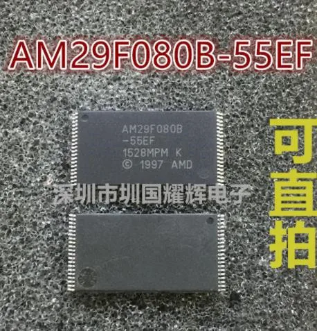 New original 10pcs/lot AM29F080B-55EF AM29F080B-55 AM29F080B -55EF TSOP40 
New original 10pcs/lot AM29F080B-55EF AM29F080B-55 AM29F080B -55EF TSOP40