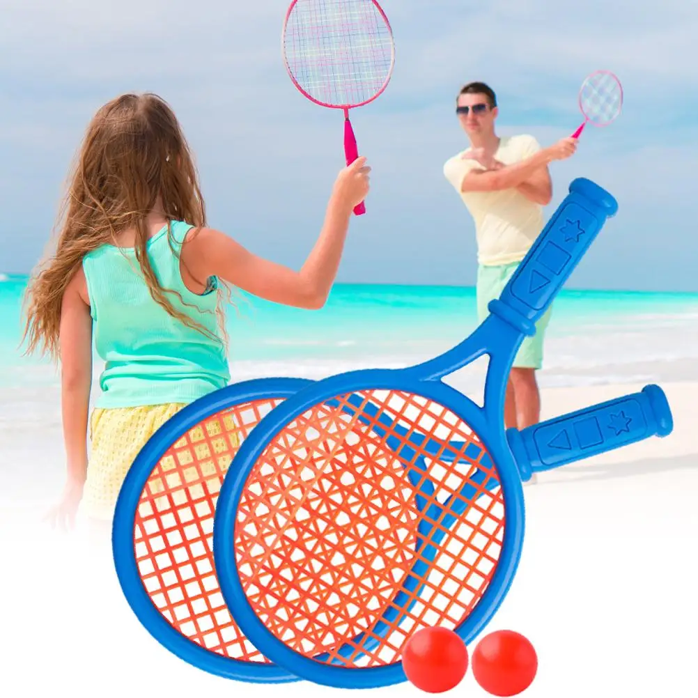 4pcs Kids Tennis Racket Badminton Racquet Set 4 Rackets with 4 Balls Indoors Outdoors Sports Toys for Kids Beginners
4pcs Kids Tennis Racket Badminton Racquet Set 4 Rackets with 4 Balls Indoors Outdoors Sports Toys for Kids Beginners
