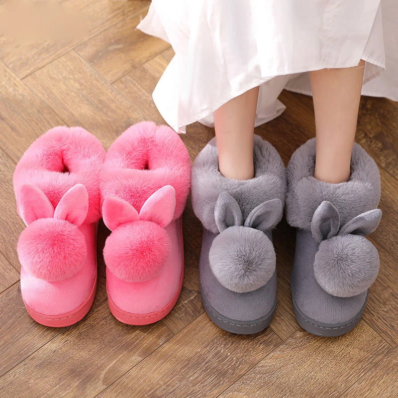 Autumn and winter cotton slippers fur rabbit household warmth thick-soled indoor cotton shoes rabbit slippers women's slippers
Autumn and winter cotton slippers fur rabbit household warmth thick-soled indoor cotton shoes rabbit slippers women's slippers