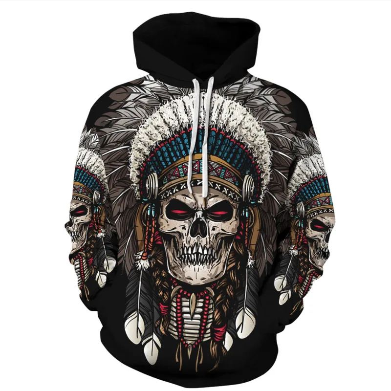 Autumn Hoodies Sweatshirts Women Oversized Y2K Streetwear Ndian Skull And Bull Head Digital Printing Couple Casual Pullover Tops
Autumn Hoodies Sweatshirts Women Oversized Y2K Streetwear Ndian Skull And Bull Head Digital Printing Couple Casual Pullover Tops