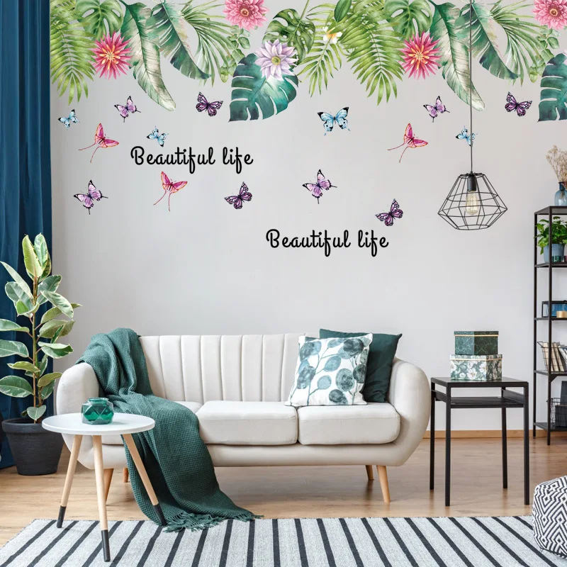 Green Plant Skirting Modern Nordic Wall Stickers For Living Room Bedroom Nursery Kitchen Home Decoration Self-Adhesive Wallpaper
Green Plant Skirting Modern Nordic Wall Stickers For Living Room Bedroom Nursery Kitchen Home Decoration Self-Adhesive Wallpaper