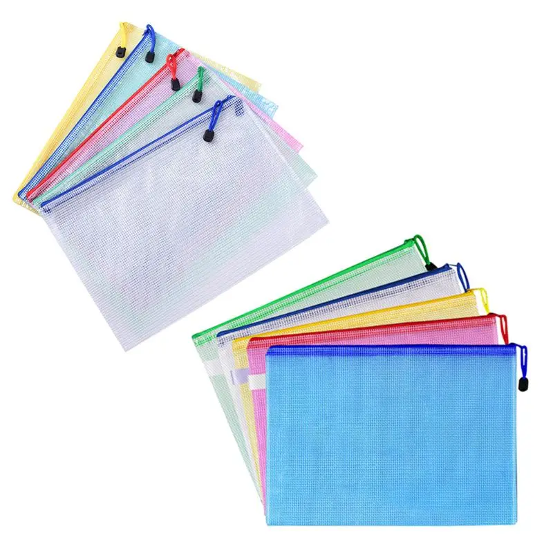A4 Size Mesh Document File Bags Storage Pouch with Zipper for Cosmetics Offices
A4 Size Mesh Document File Bags Storage Pouch with Zipper for Cosmetics Offices