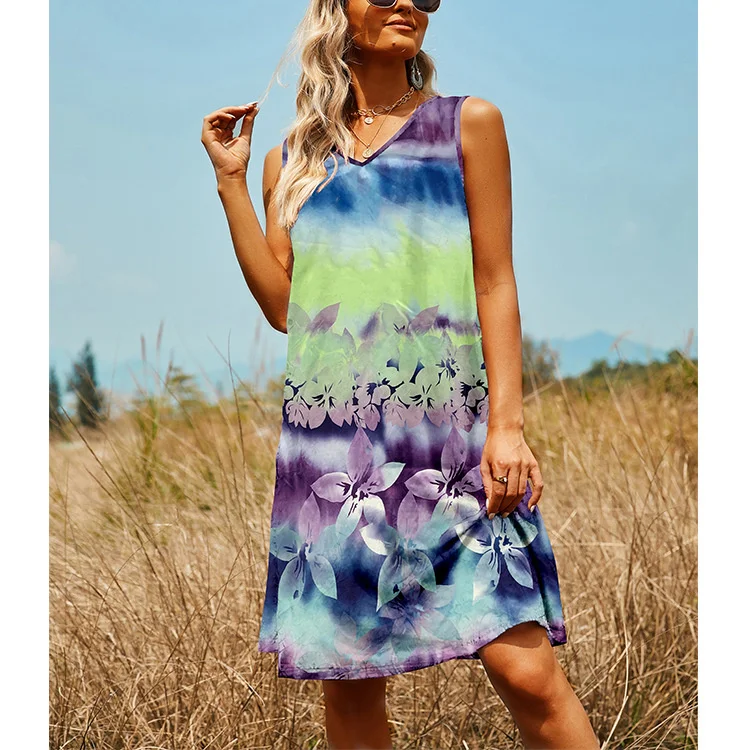 Women's Summer New Print Swing Dress Vintage Floral Print Women Summer Dress Vestidos
Women's Summer New Print Swing Dress Vintage Floral Print Women Summer Dress Vestidos