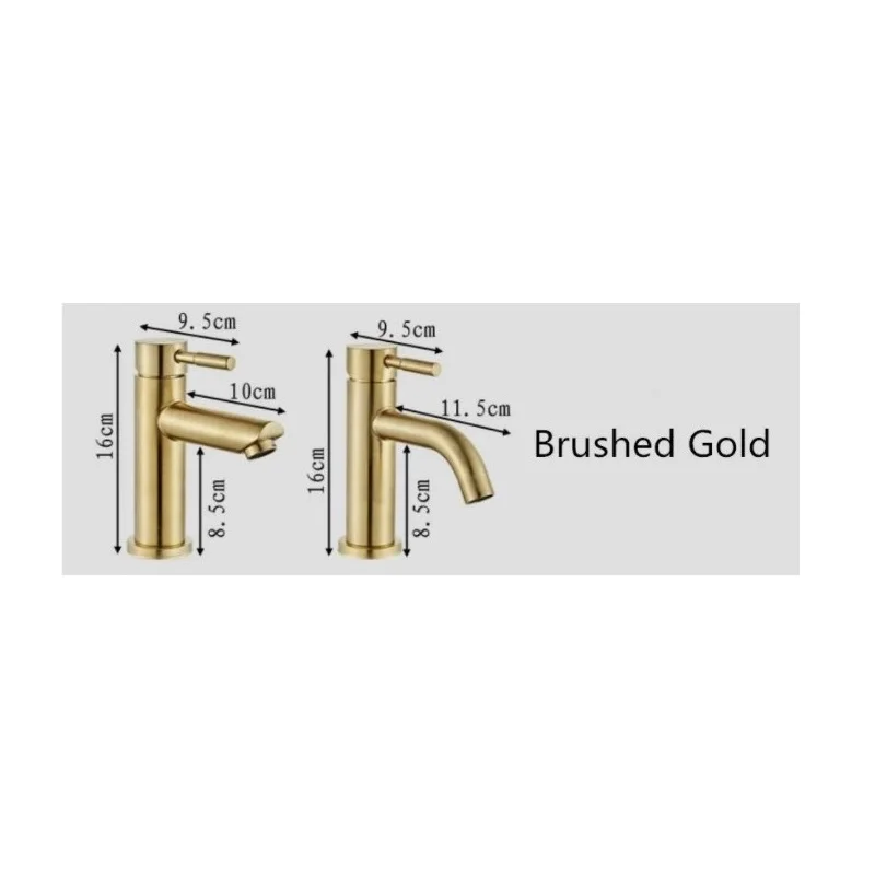 Bathroom Faucet Solid Brass Bathroom Basin Faucet Cold And Hot Water Mixer Sink Tap Single Handle Deck Mounted Brushed Gold Tap
Bathroom Faucet Solid Brass Bathroom Basin Faucet Cold And Hot Water Mixer Sink Tap Single Handle Deck Mounted Brushed Gold Tap