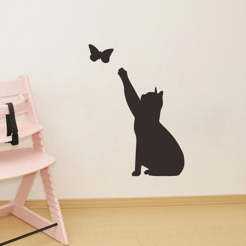 Creative Kitten Butterfly Wall Sticker Living Room Bedroom Background Decoration Cupboard Wallpaper Cute Cat Stickers Home Decor
Creative Kitten Butterfly Wall Sticker Living Room Bedroom Background Decoration Cupboard Wallpaper Cute Cat Stickers Home Decor