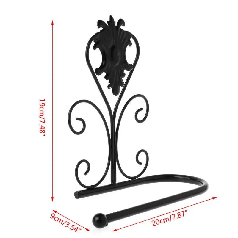 Vintage Iron Toilet Paper Towel Roll Holder Bathroom Wall Mount Rack Black New
Vintage Iron Toilet Paper Towel Roll Holder Bathroom Wall Mount Rack Black New