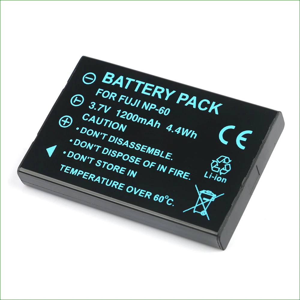 Аккумулятор для NP-60 камеры NP60 Fujifilm FinePix 50i 601 F401 F410 M603 CASIO QV-R3 QV-R4 Samsung NP-30 SLB-1037 |