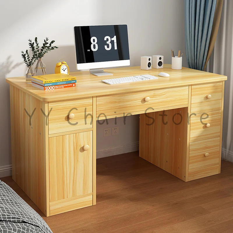 FREE TAX ZOHE Computer Integrated Desk Simple Student Writing Office Nordic Bedroom Corner Laptop Study Table Home Furniture