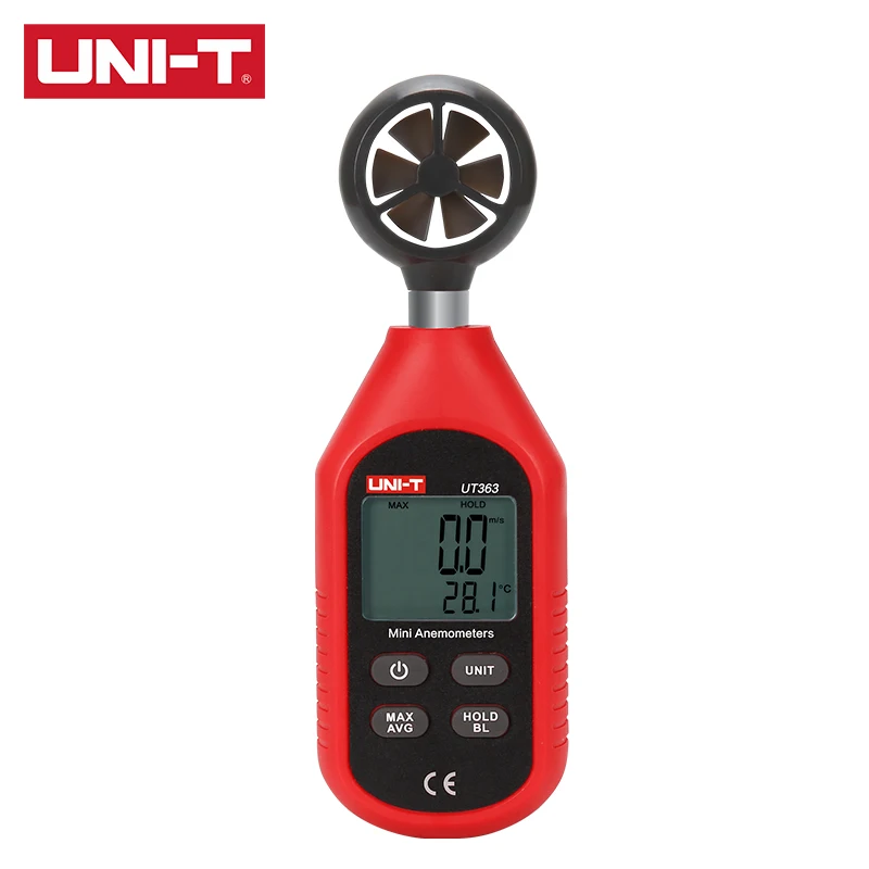 UNI-T UT363/UT363BT Mini Wind Speed and Temperature Tester Maximum Measurement Wind 0.1m/s Start Wind SpeedSpeed 30m/s
UNI-T UT363/UT363BT Mini Wind Speed and Temperature Tester Maximum Measurement Wind 0.1m/s Start Wind SpeedSpeed 30m/s