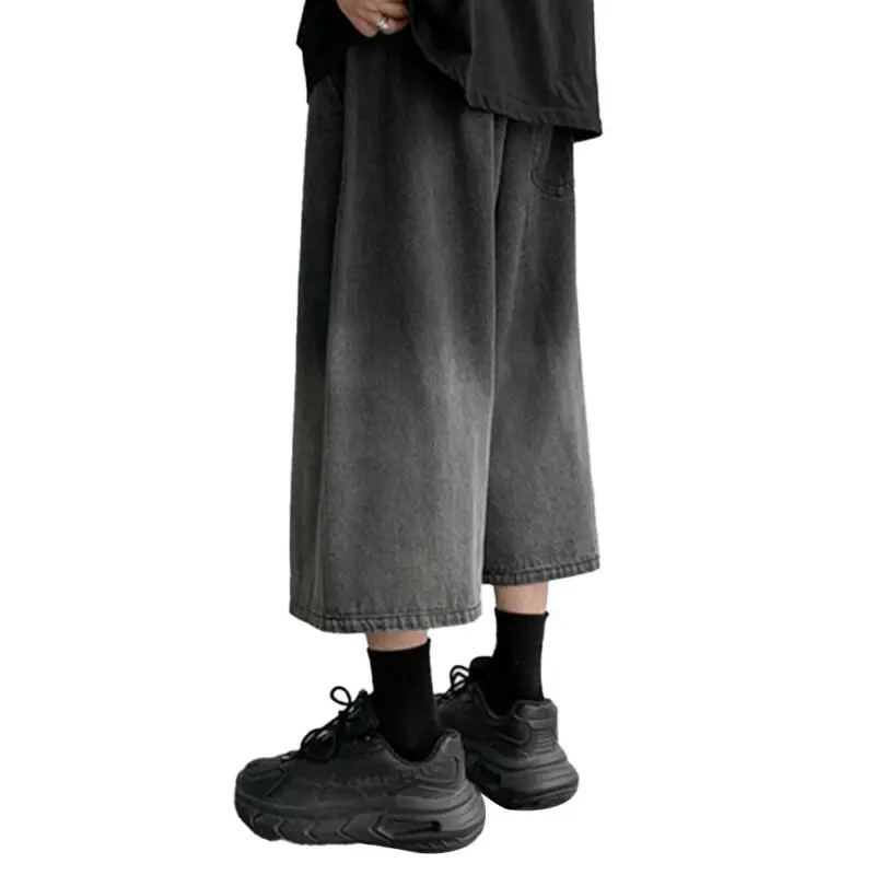 Mens Vintage Gradient Drawstring Jeans Casual Baggy Cropped Pants Loose Trousers
Mens Vintage Gradient Drawstring Jeans Casual Baggy Cropped Pants Loose Trousers